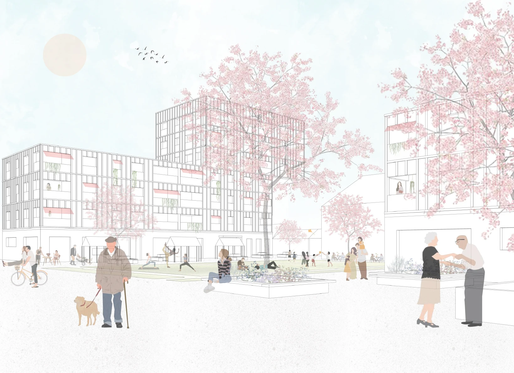 Sarah Haller, Anna Hormuth und Selenay Parlak | MA SS 23_Visualisierung Platz
